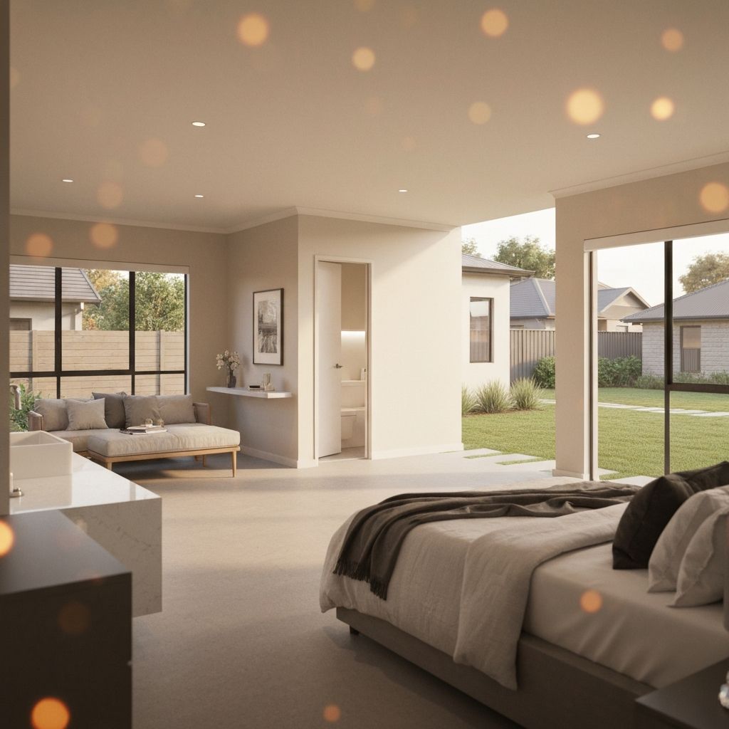 Floorplan 1 exterior - 477 sq ft desert modern ADU