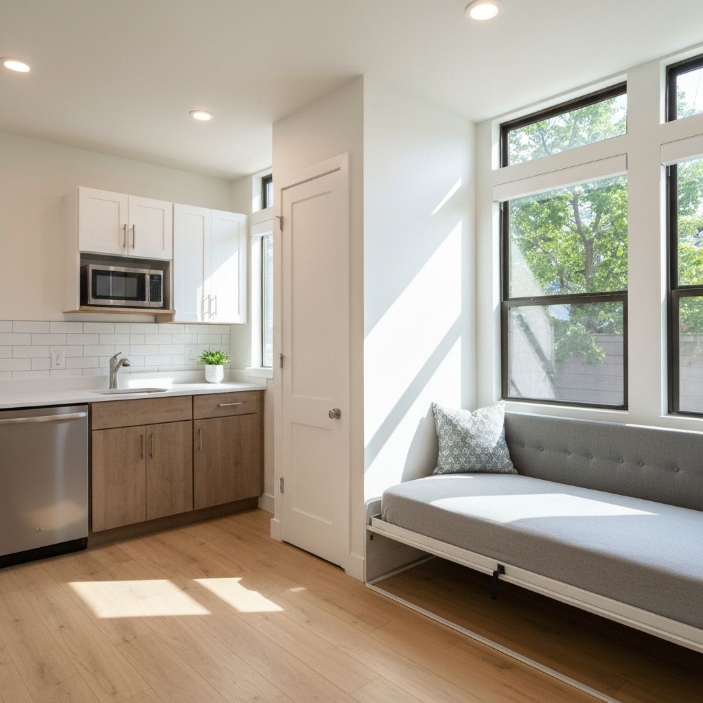 Floorplan 1 interior - compact studio layout