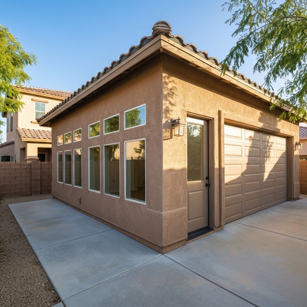 JADU exterior - converted garage unit